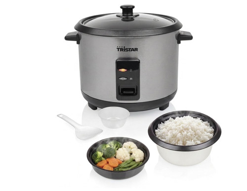 Tristar stainless steel rice - stainless,