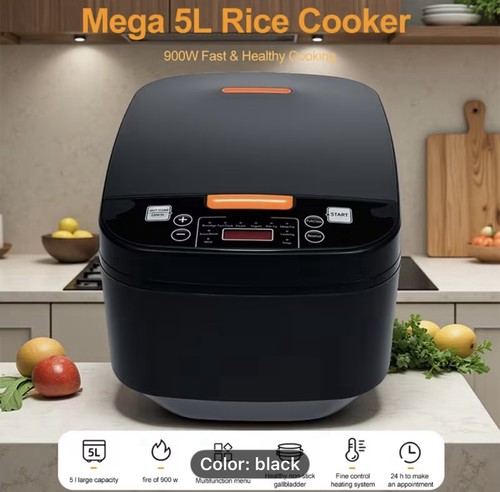 900w rice cooker - 5l,