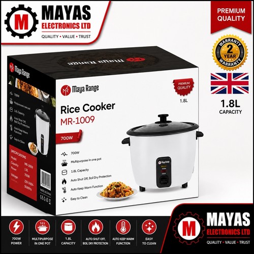 Maya range electric rice - 1.8l,