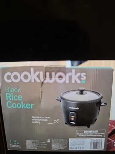 Cookworks electric rice cooker - cookworks,