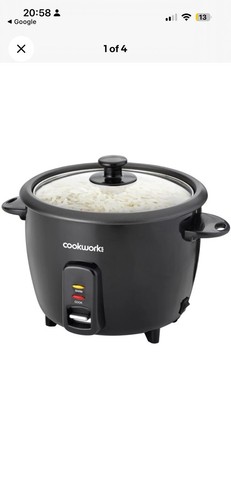 Cookworks rice cooker - rice,