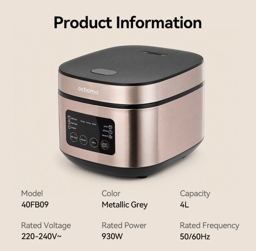 Ochama 930w rice cooker - cooker, –