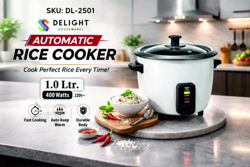 Electric rice cooker litre - rice, 1.0