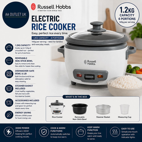 Russell hobbs electric rice - electric,